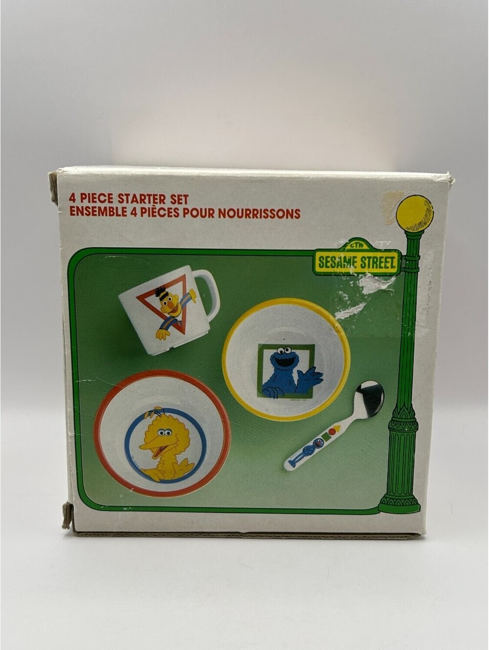 Sesame Street Starter Set 14/2 Empty Original Packaging Box White 1988